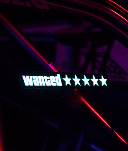 WANTED USB Electric Sticker