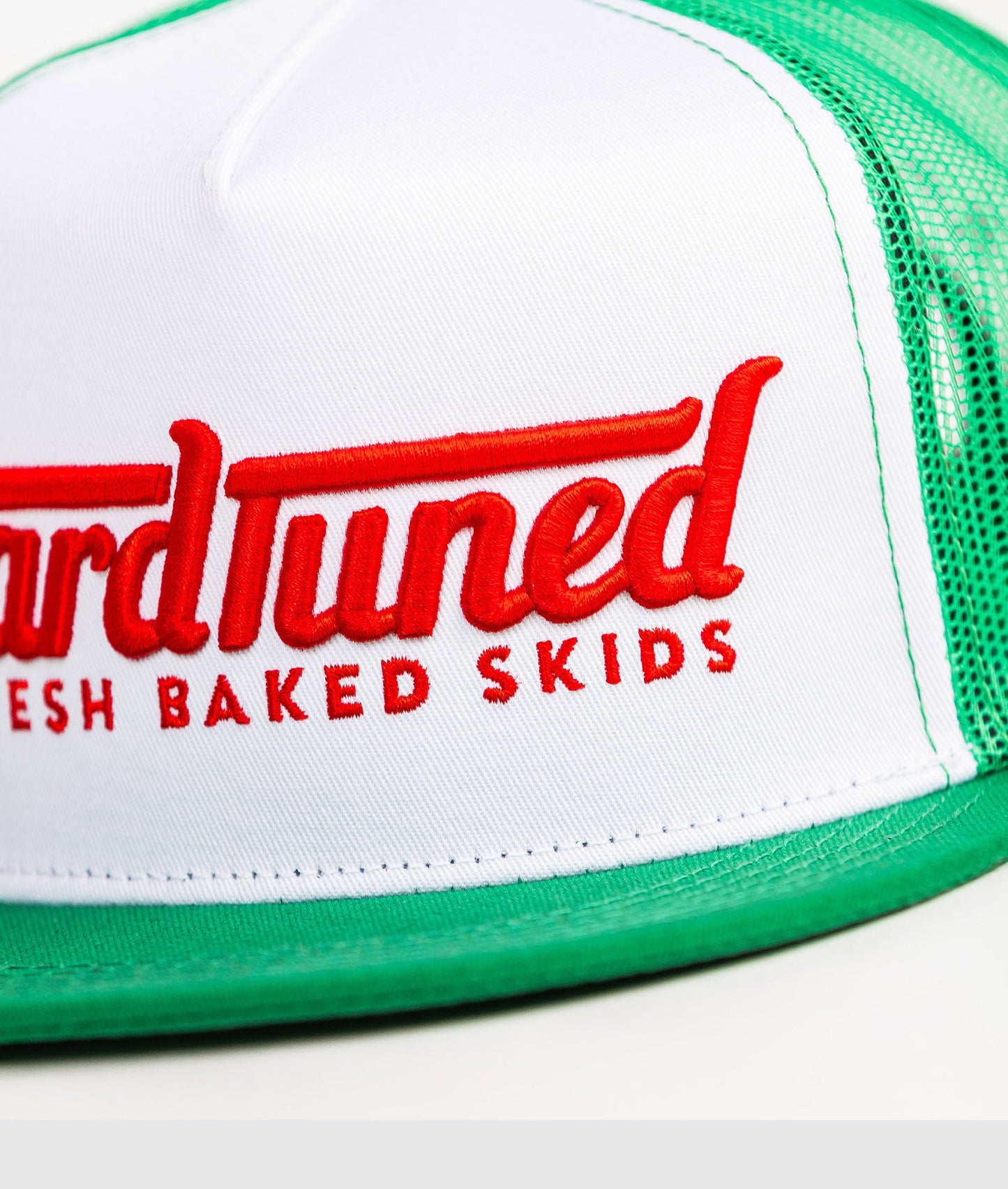 Crispy Skids Flat Brim Trucker Cap