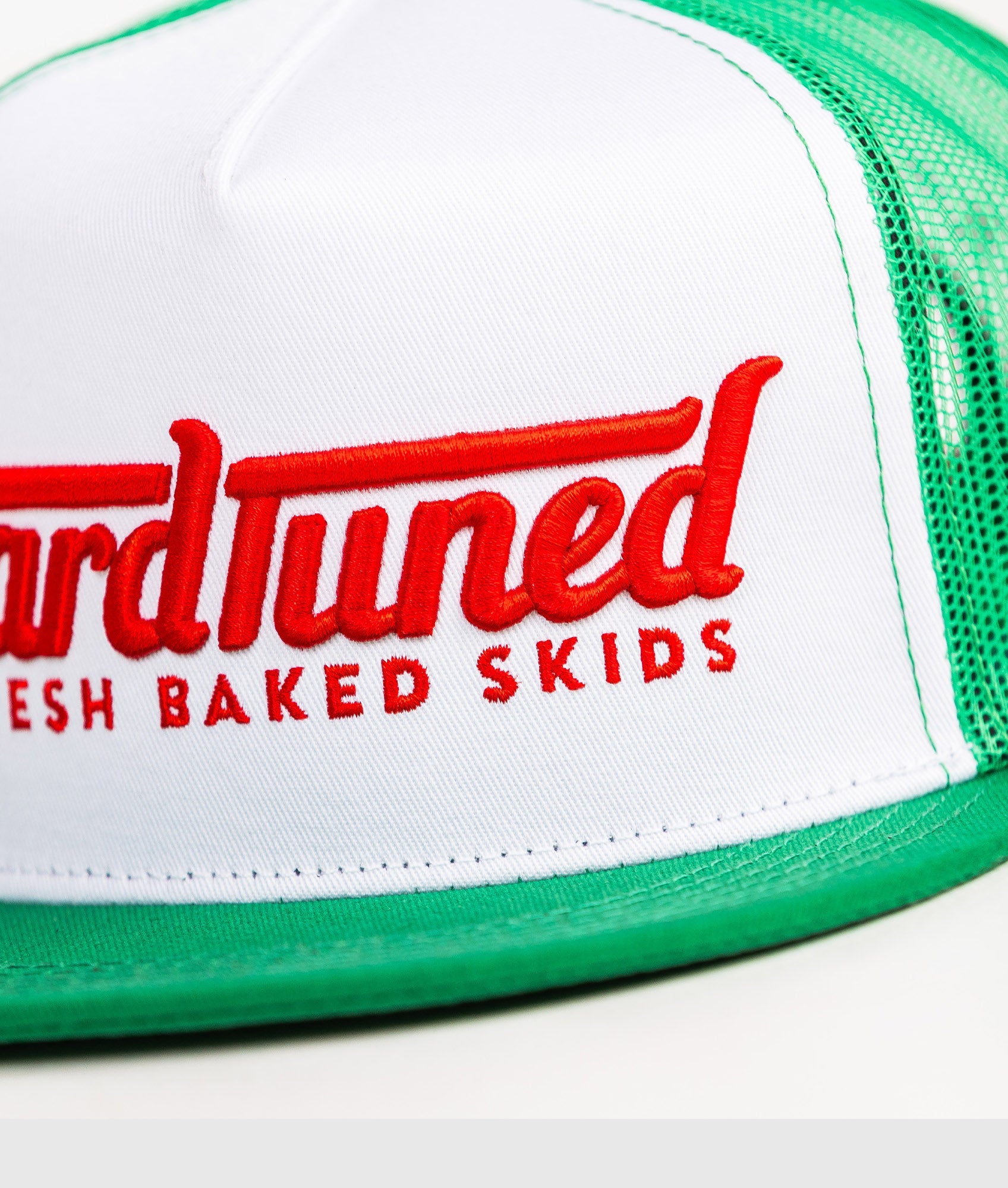 Crispy Skids Flat Brim Trucker Cap