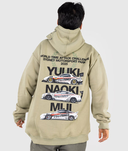 World Time Attack Team Hoodie - Eucalyptus