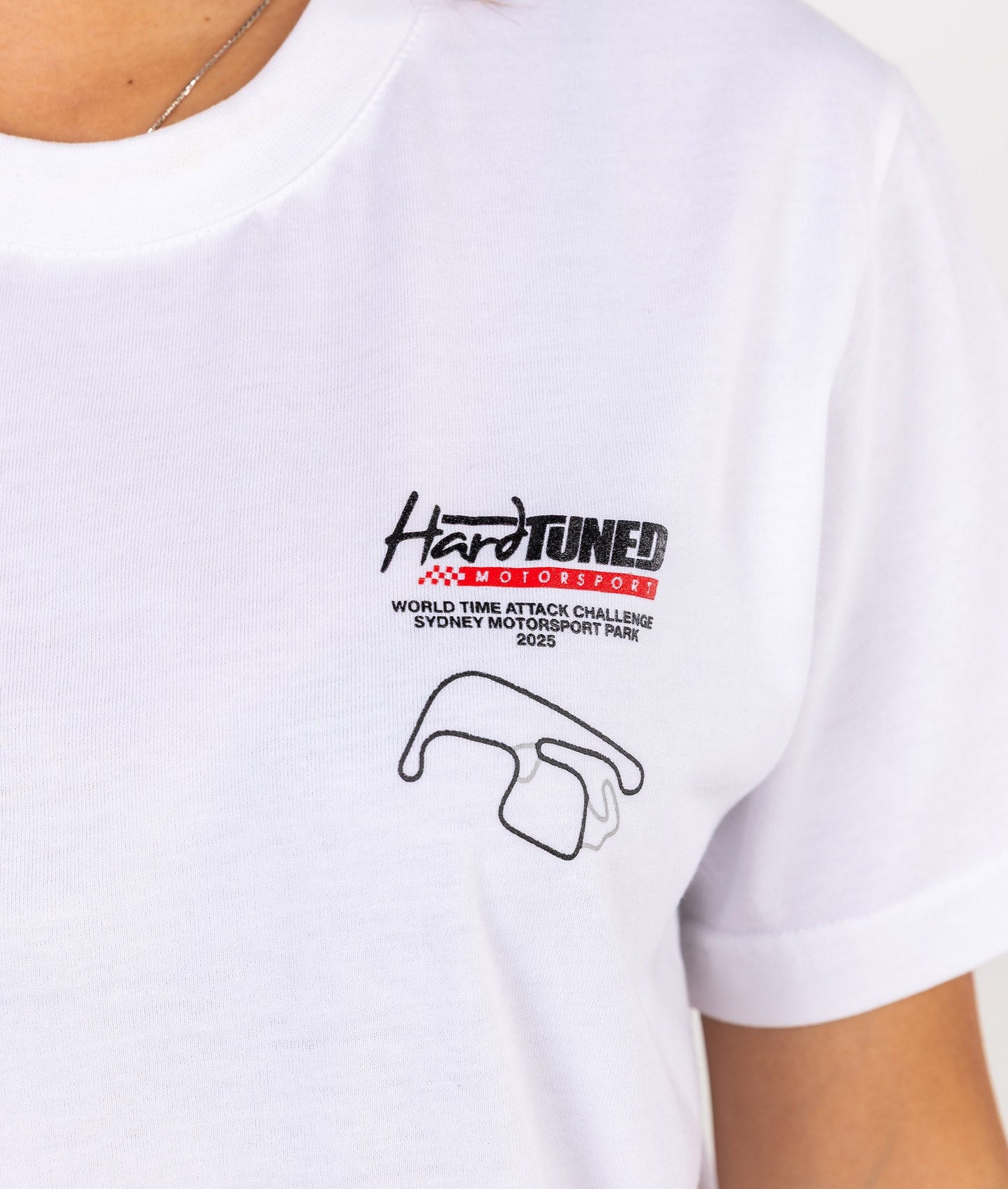 Womens World Time Attack Team Tee - White