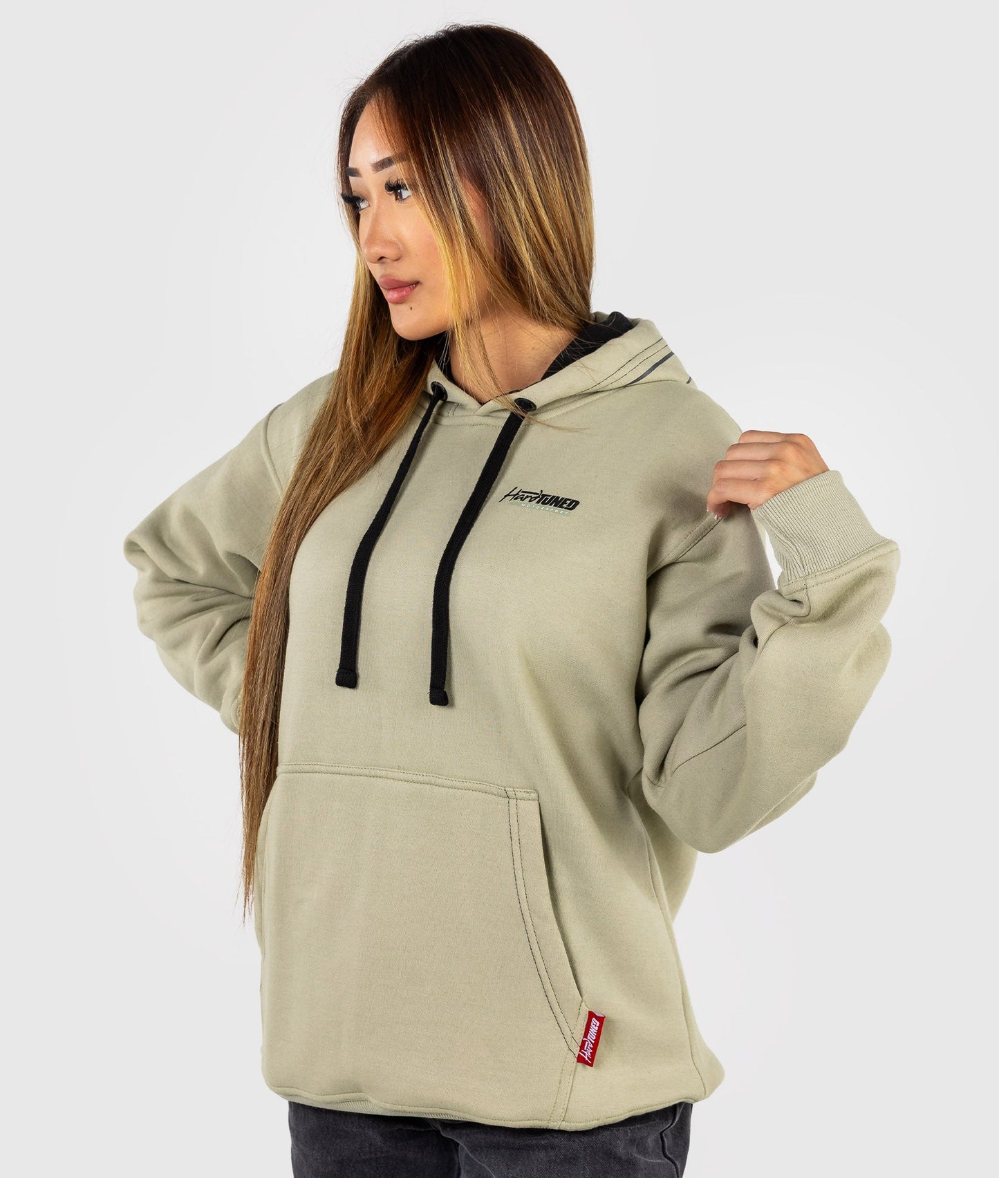Womens World Time Attack Team Hoodie - Eucalyptus
