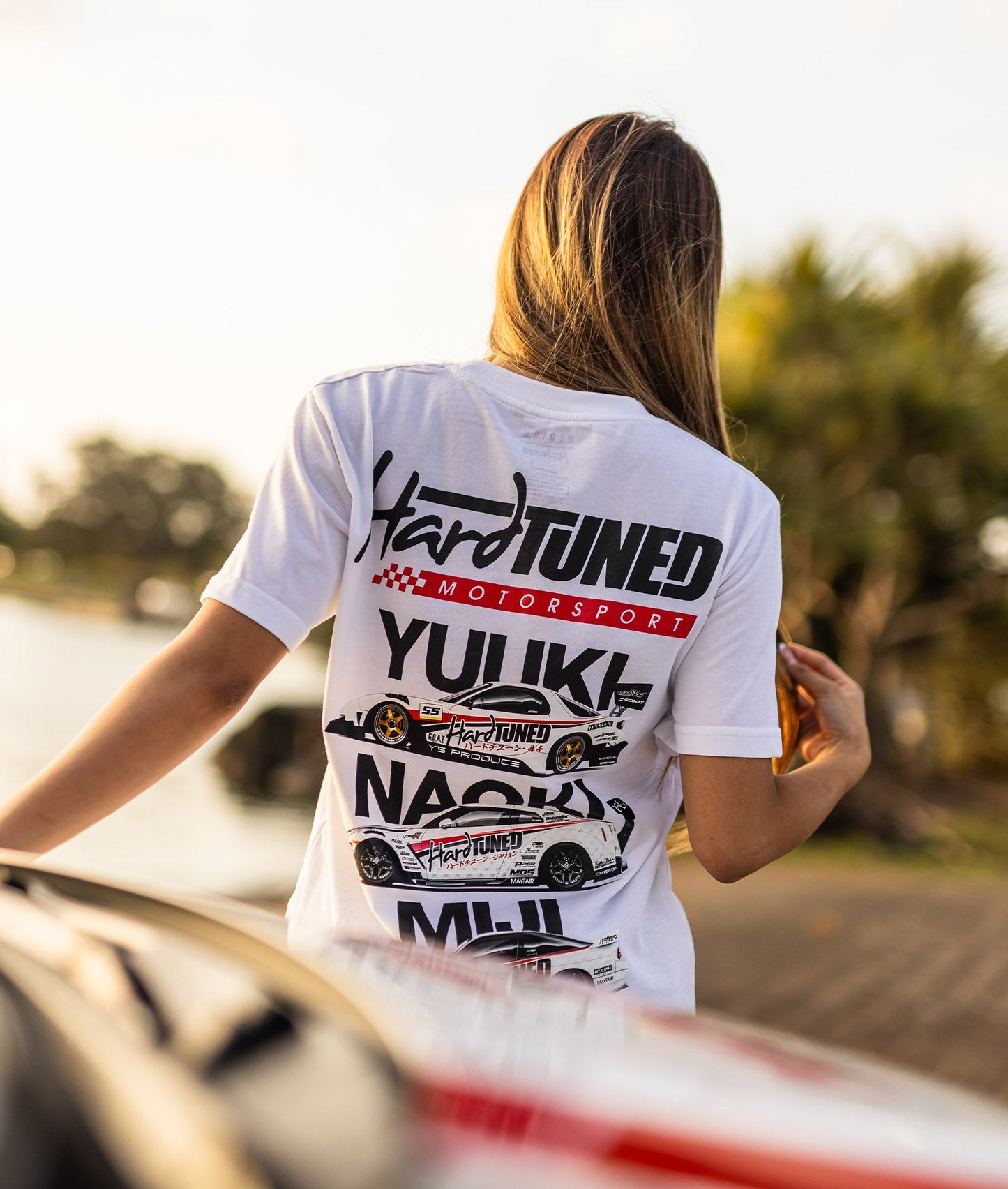 Womens World Time Attack Team Tee - White