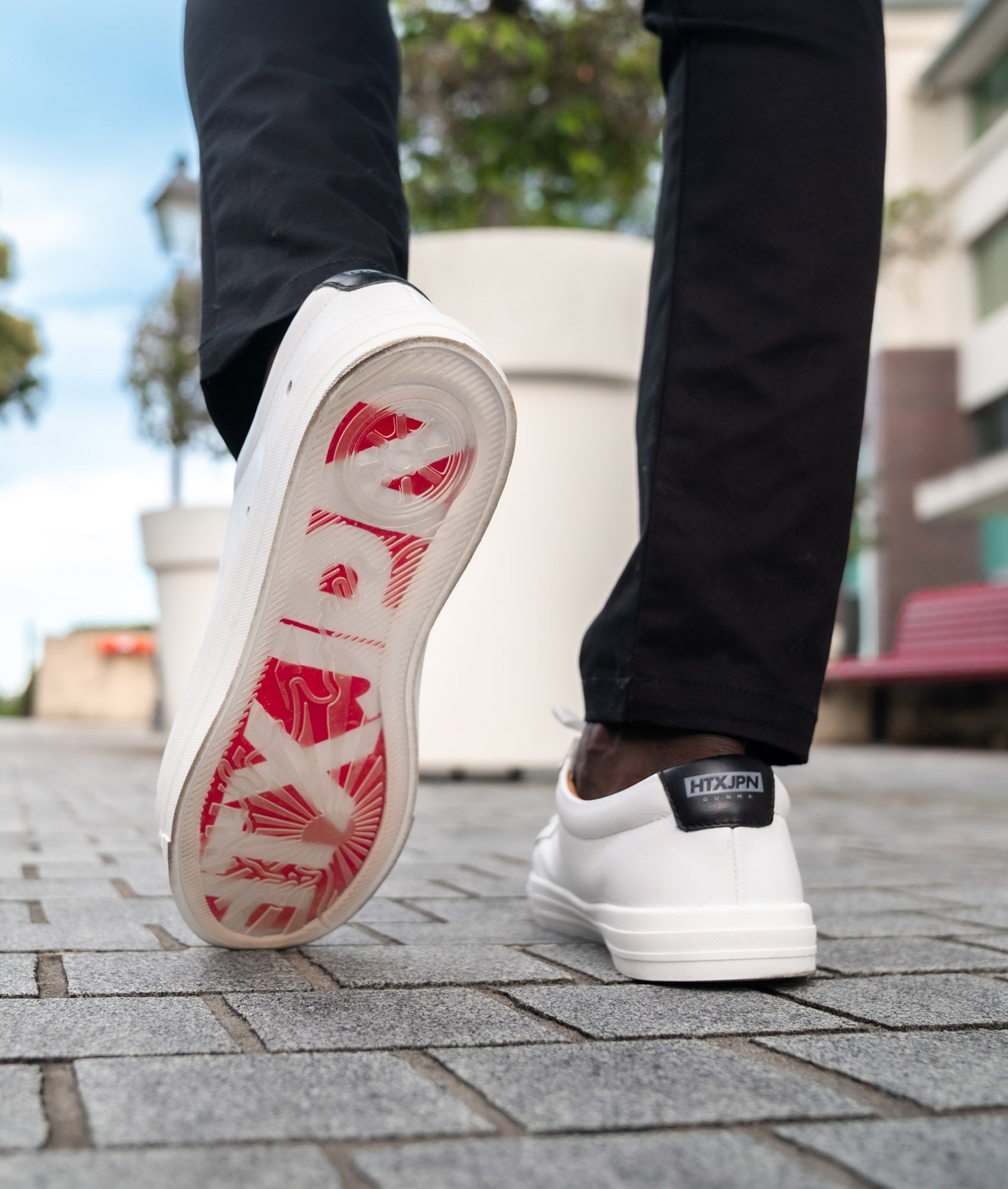 HTXJPN Gunma White Sneakers