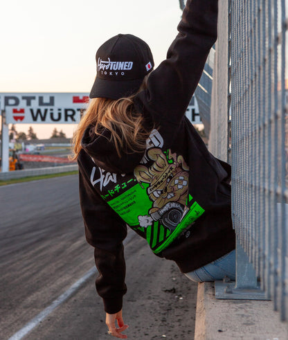 Turbo Bunny Hoodie - Black