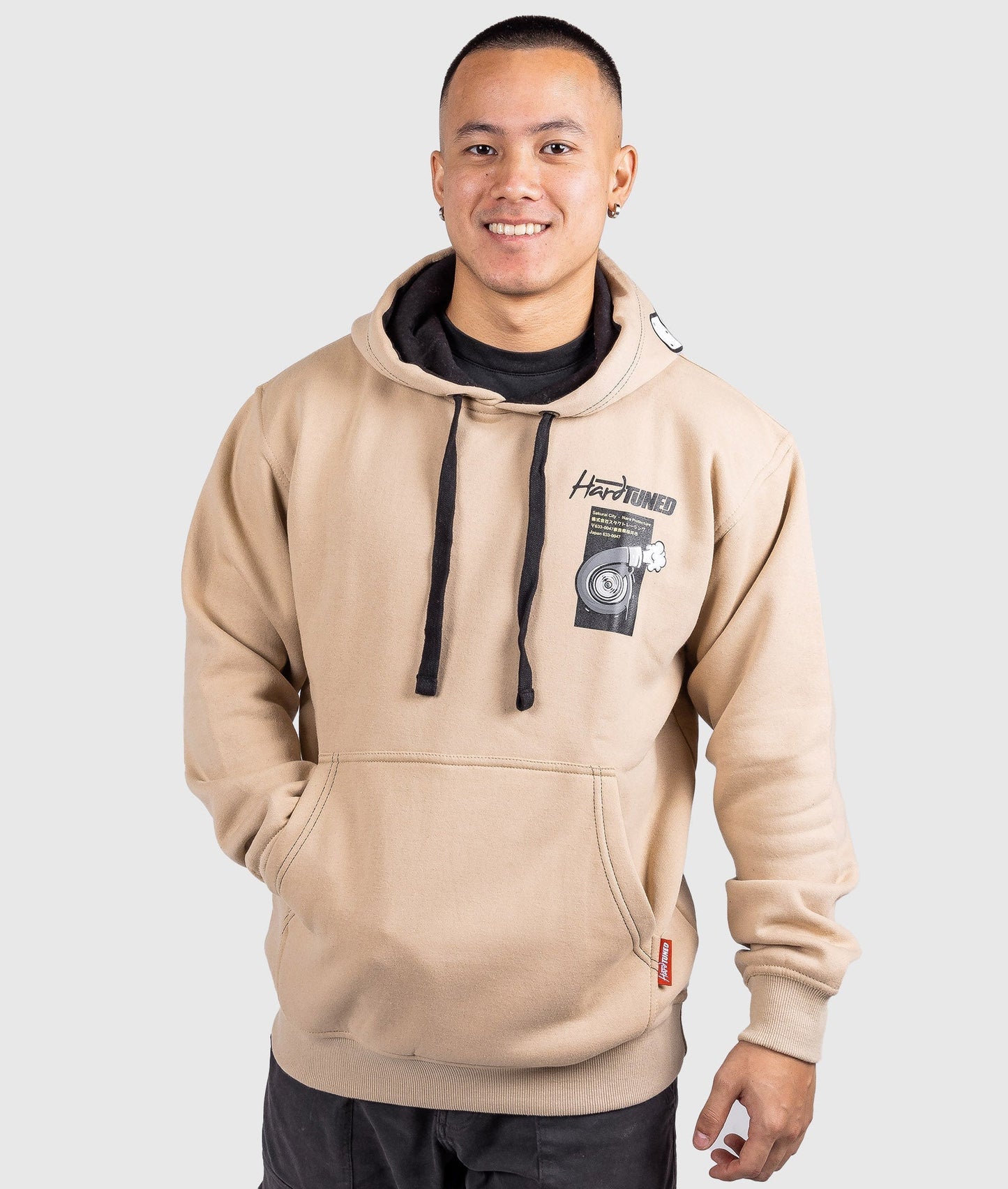 Turbo Bunny Hoodie - Tan