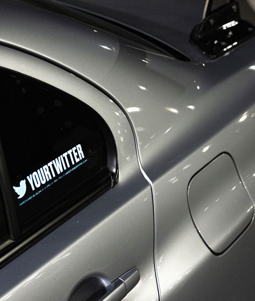 ELGlow™ Social Media Electric Sticker