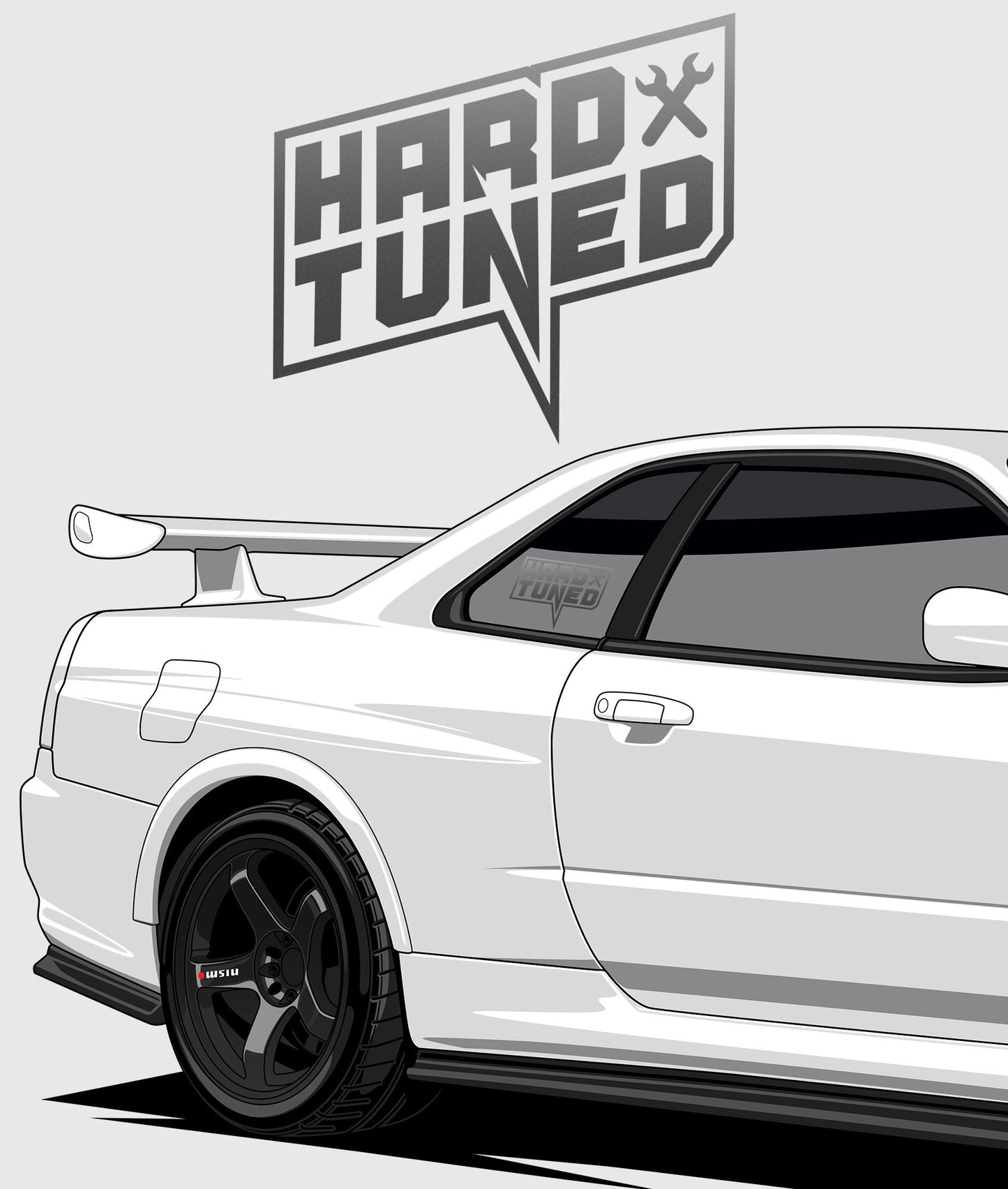 HardTuned Pitstop Vinyl Sticker