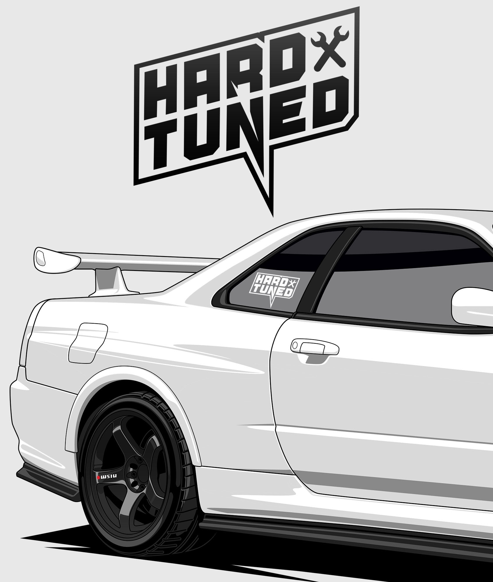 HardTuned Pitstop Vinyl Sticker