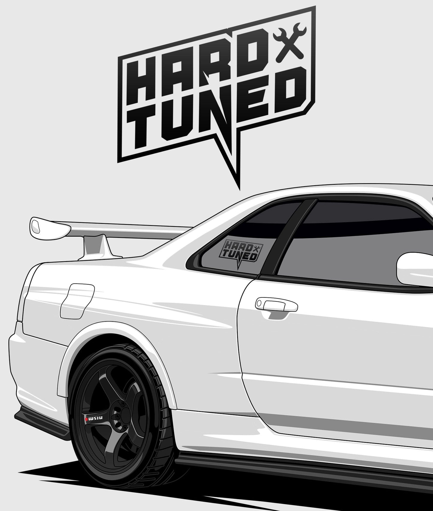 HardTuned Pitstop Vinyl Sticker
