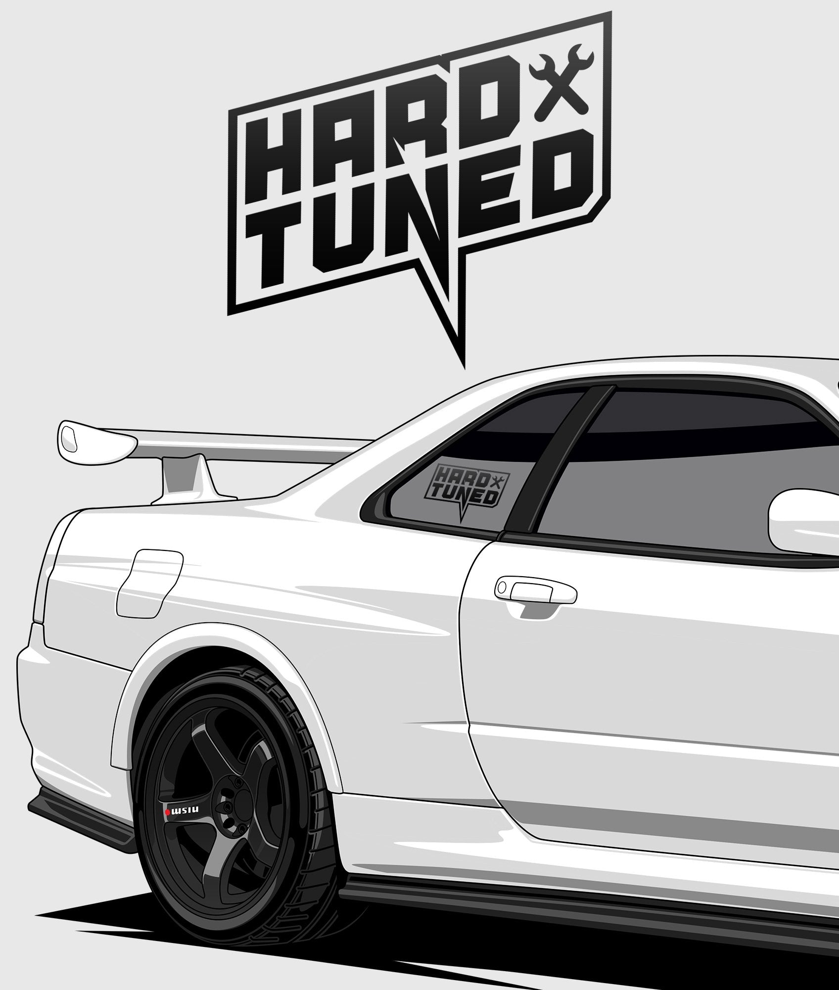 HardTuned Pitstop Vinyl Sticker