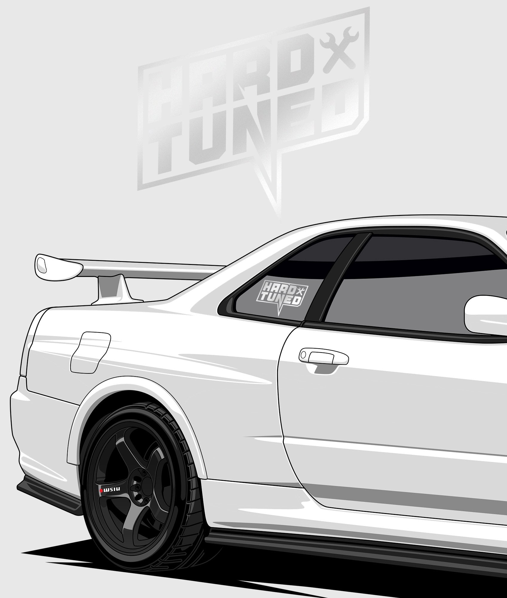 HardTuned Pitstop Vinyl Sticker