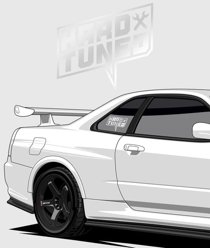 HardTuned Pitstop Vinyl Sticker