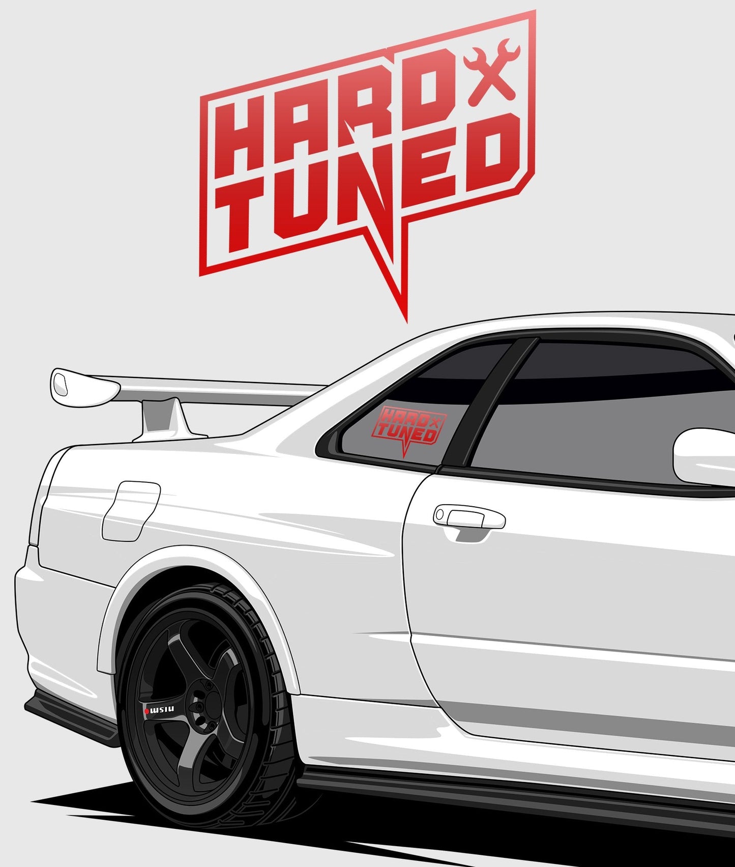 HardTuned Pitstop Vinyl Sticker