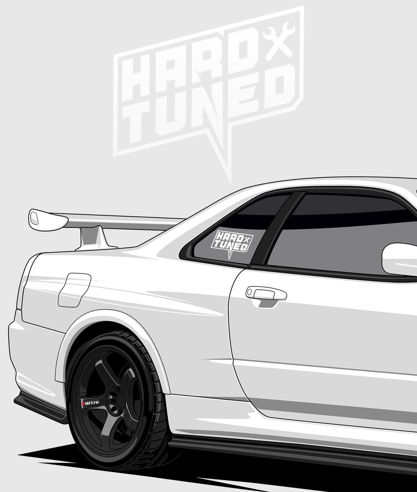HardTuned Pitstop Vinyl Sticker