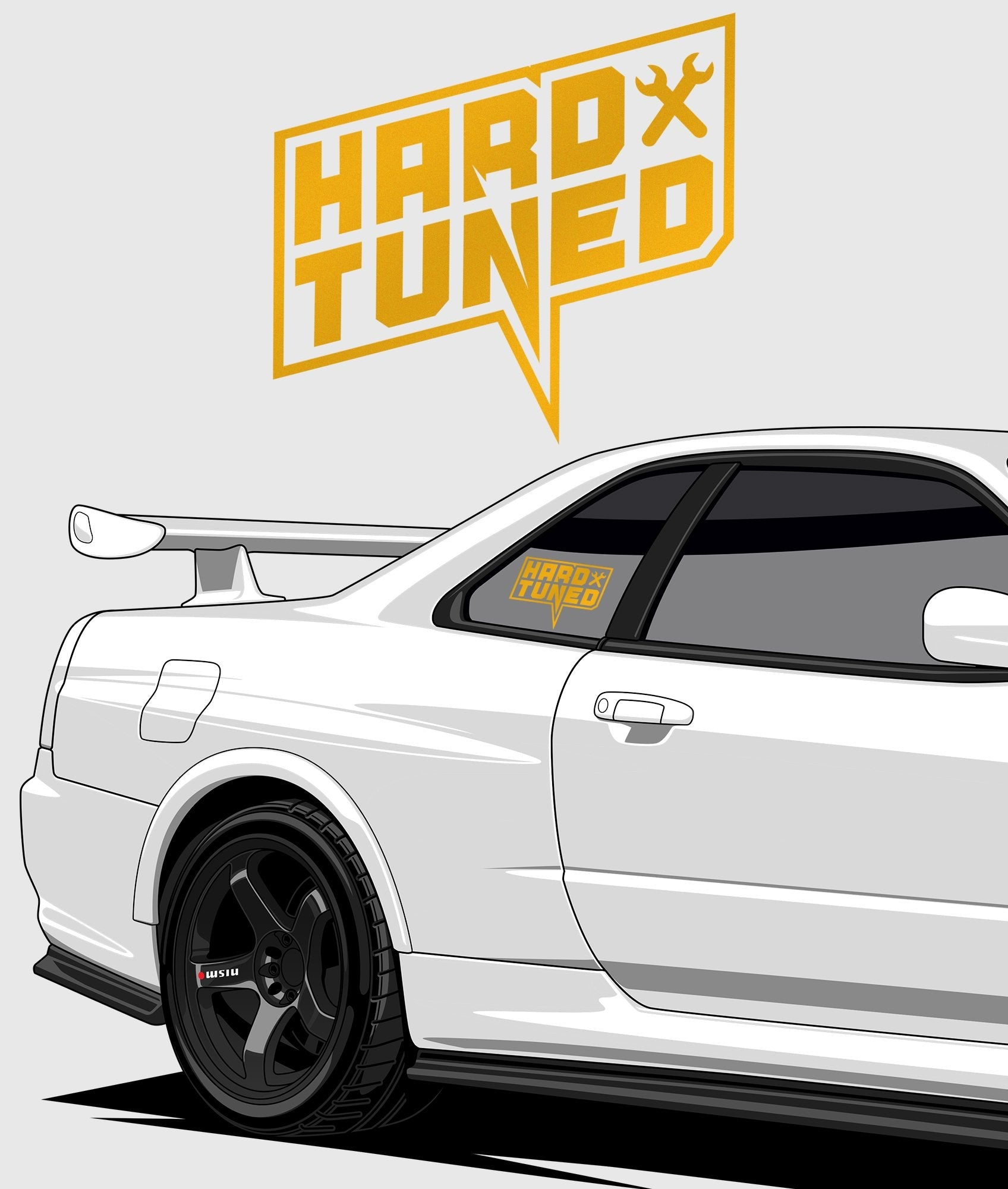 HardTuned Pitstop Vinyl Sticker