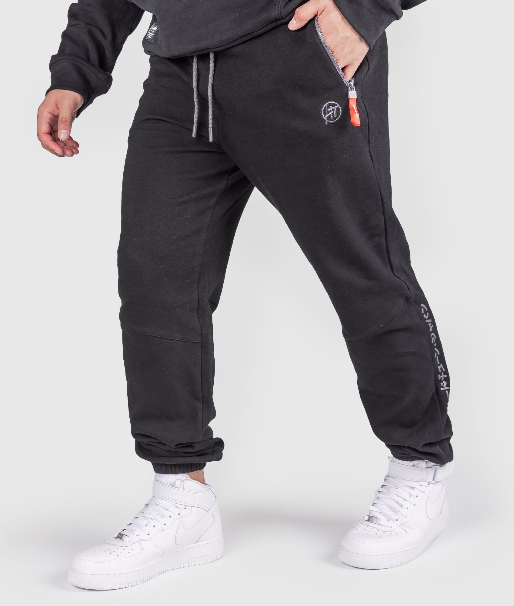 Katakana P1 Fleece Track Pants - Black