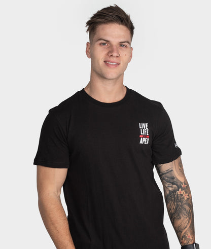 Life on the Apex Tee - Black