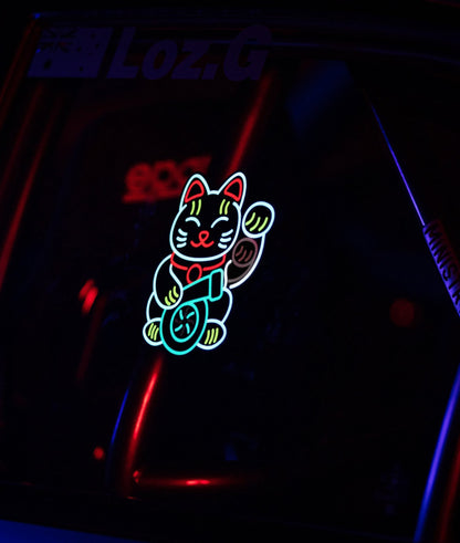 Lucky Cat USB Electric Sticker