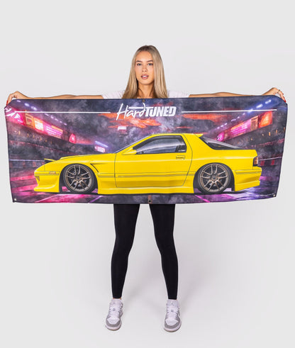 Mazda FC RX7 Garage Flag