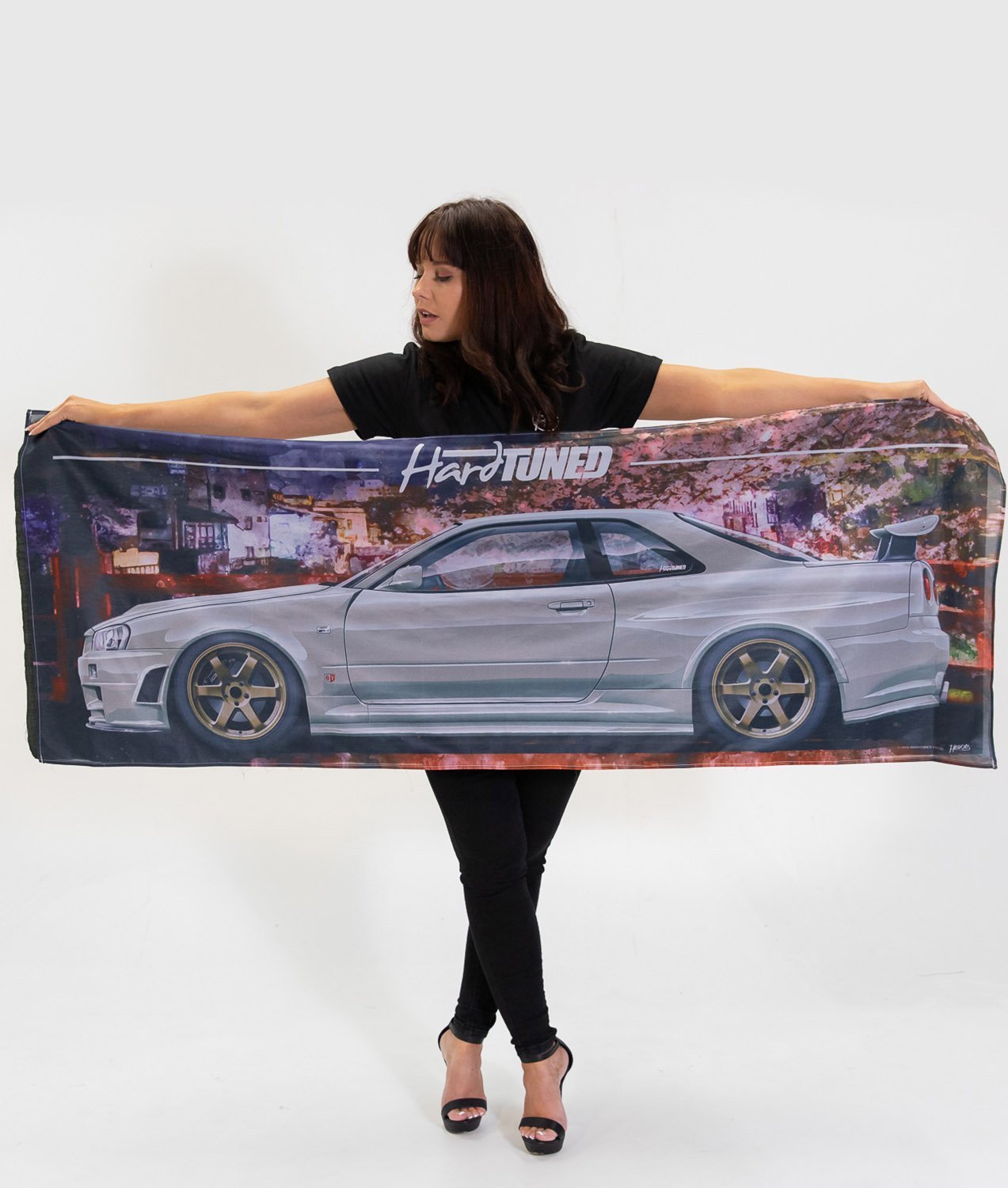 Nissan Skyline R34 GTR Garage Flag