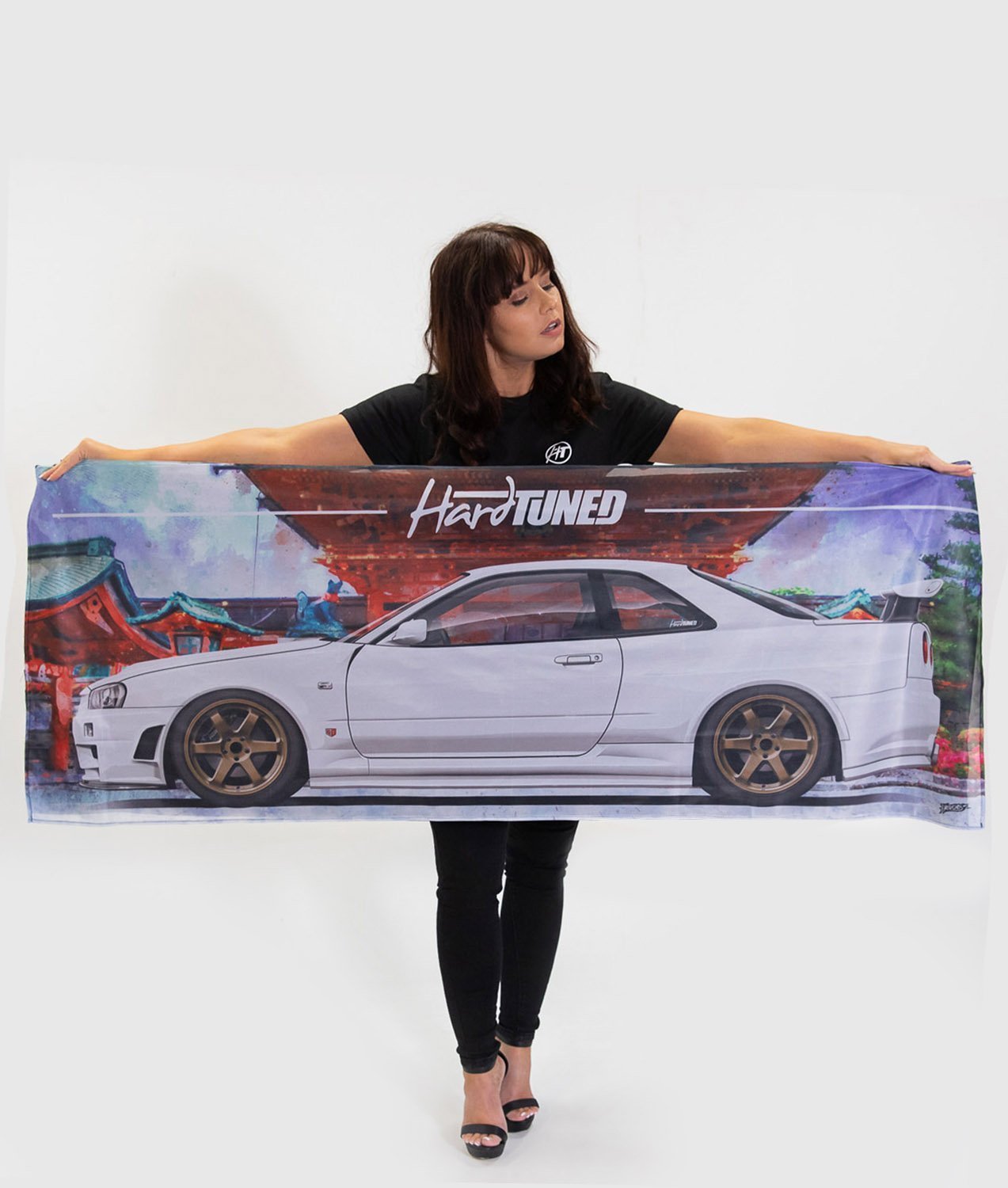 Nissan Skyline R34 GTR Garage Flag