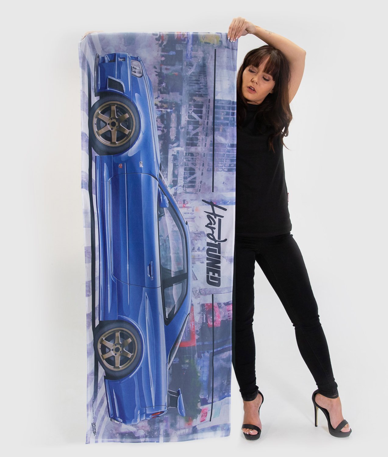Nissan Skyline R34 GTR Garage Flag