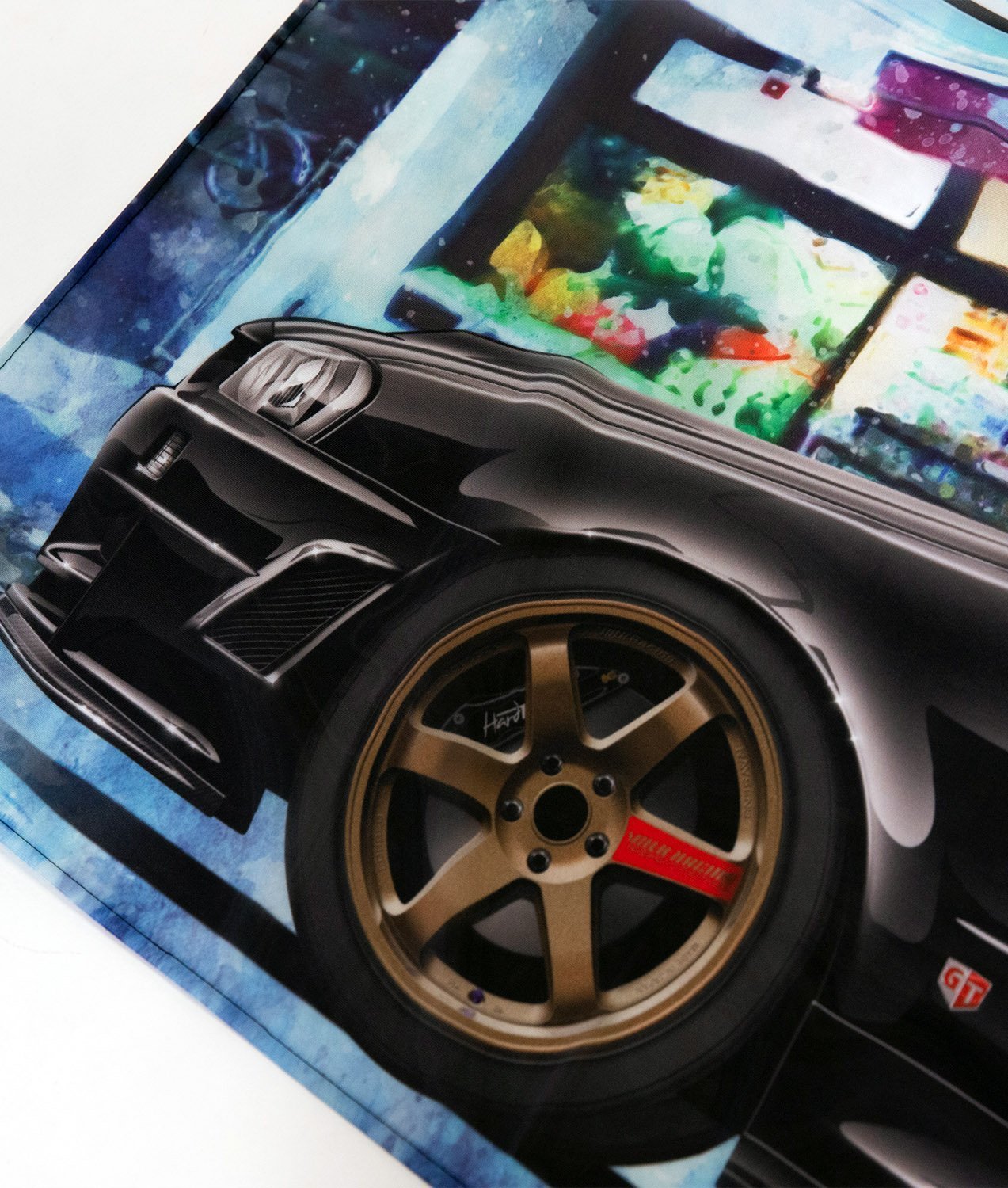 Nissan Skyline R34 GTR Garage Flag