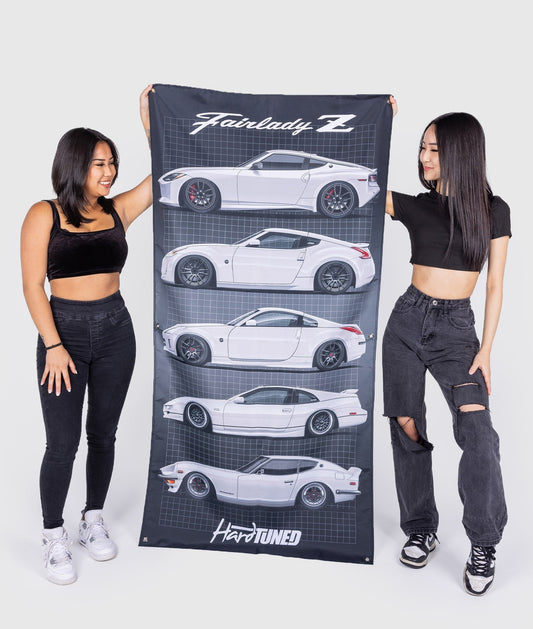 Nissan Z Generations Garage Flag