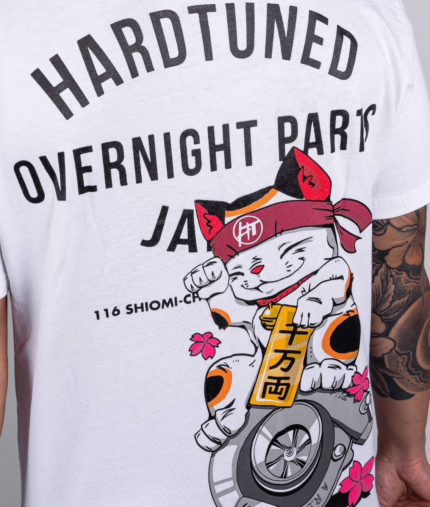 Oversized Overnight Parts Kitty Tee