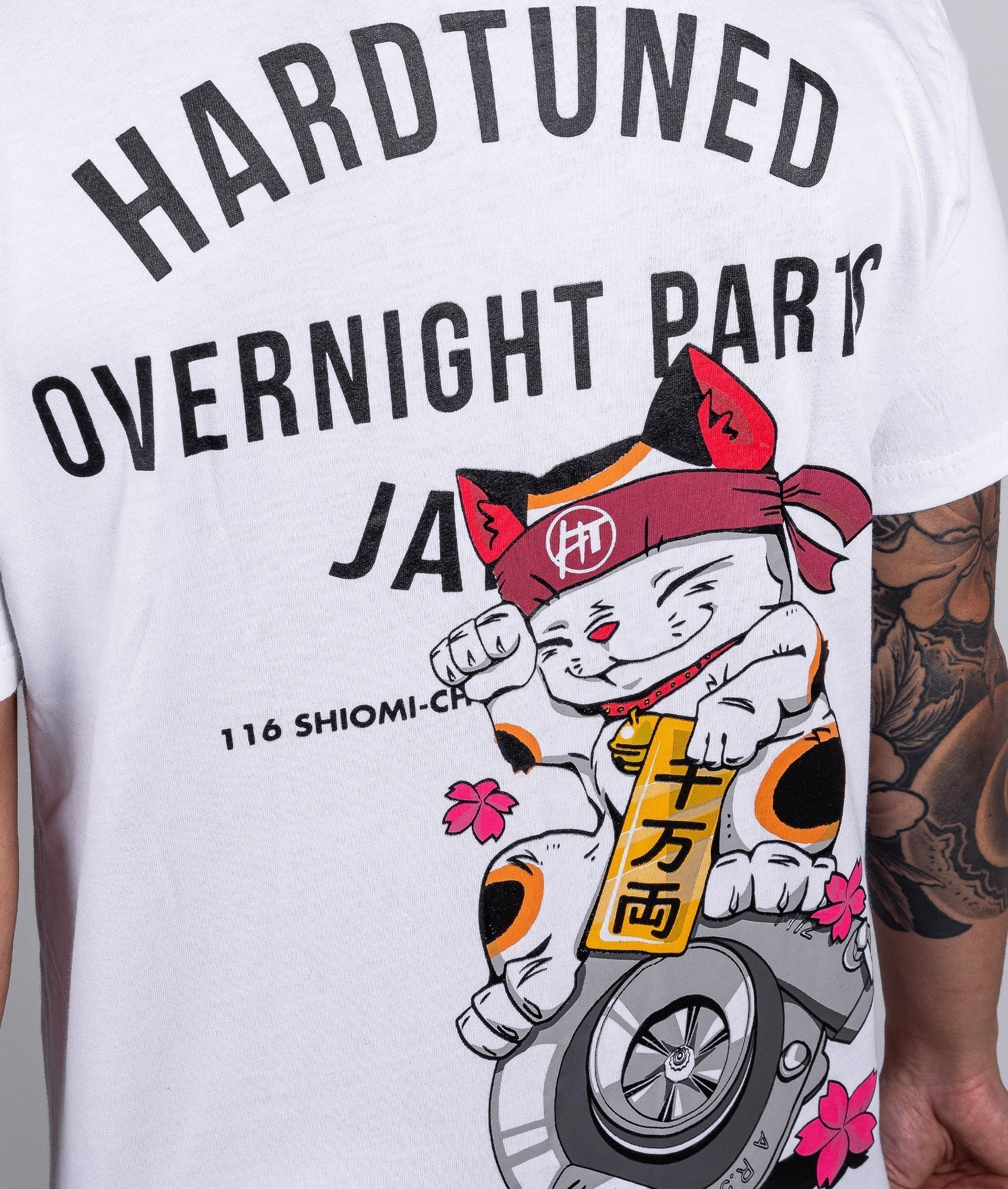 Oversized Overnight Parts Kitty Tee