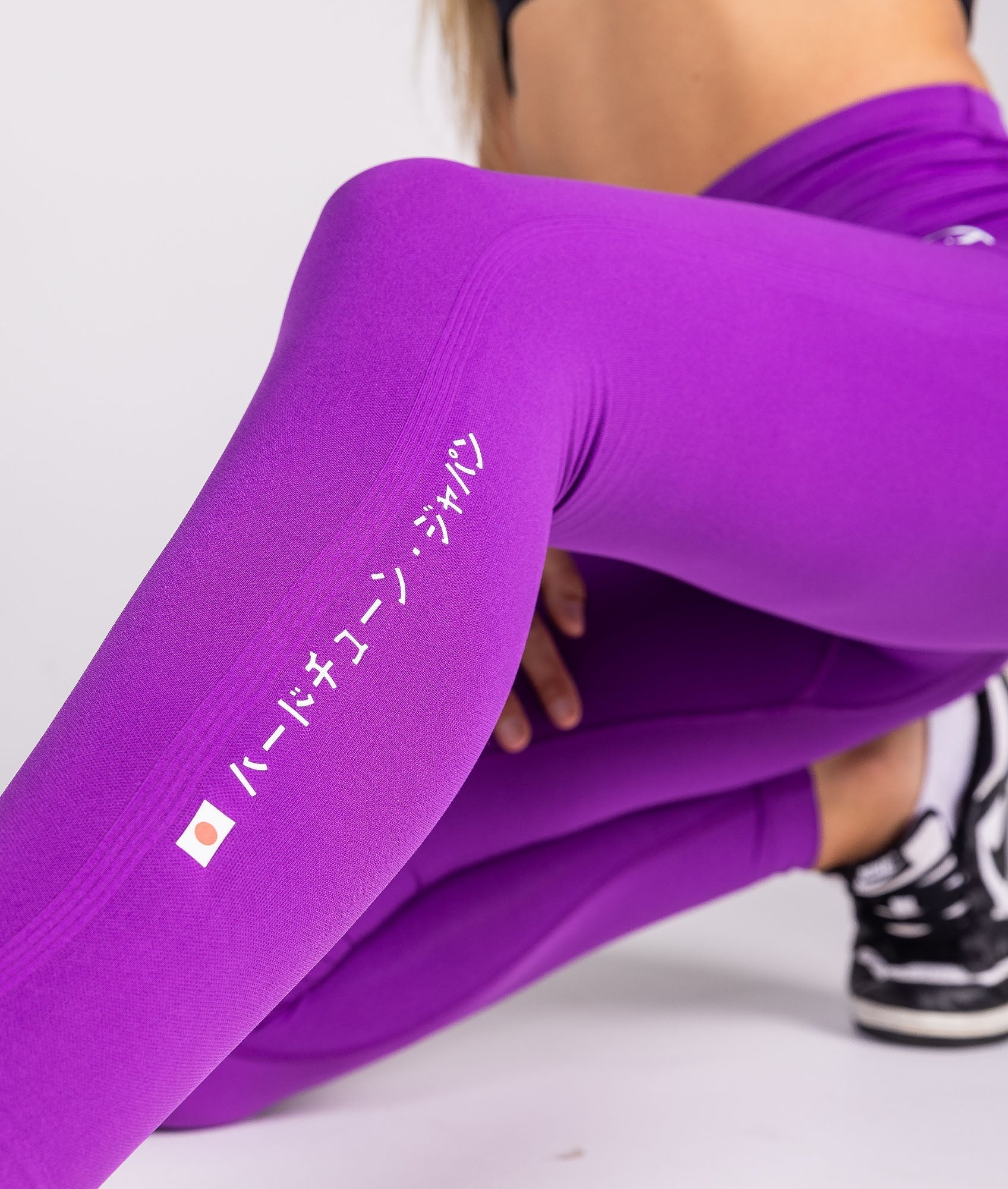 Sakura Seamless Leggings - Grape