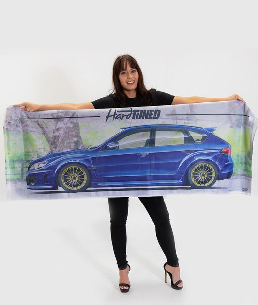 Subaru WRX Hatch Garage Flag
