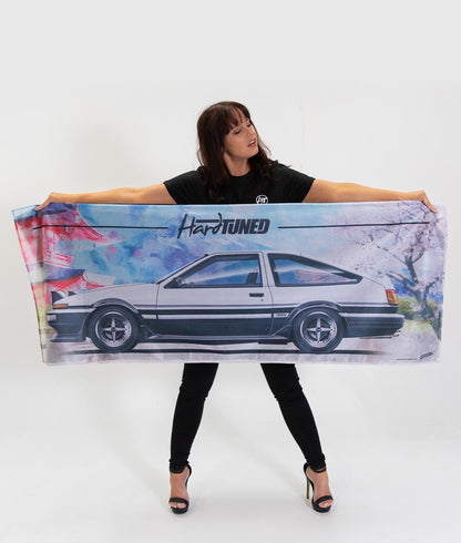Toyota AE86 Garage Flag