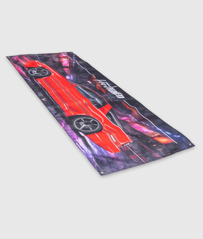 Toyota MK3 Supra Garage Flag