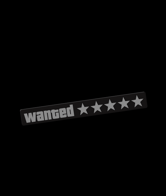 WANTED USB Electric Sticker